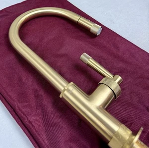 Rohl MB7930SLMAG-2 Graceline 1.8 GPM Single Hole Pull Down Faucet, Antique Gold - Picture 1 of 8