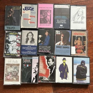 Vintage Cassette Tape Lot 15+ Jazz Soul Folk Pop Rock Funk R&B Blues - Picture 1 of 1