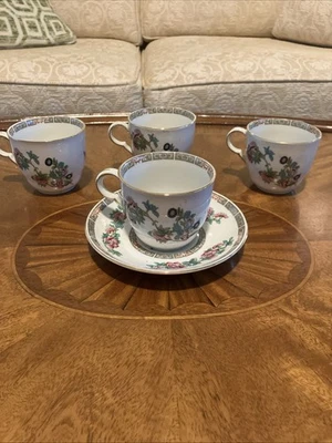 Maddock & Sons Vintage Set If 4 Teacups And 1 Saucer - image 1 of 4