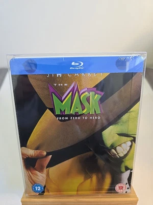 THE   MASK  BLU-RAY   STEELBOOK  NEW  SEALED, PLUS  BRAND  NEW  PROTECTOR  CASE  - Image 1 of 4