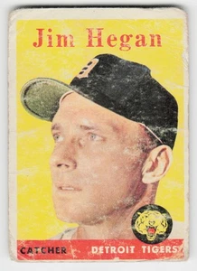 1958 Topps #345 Jim Hegan - Imagen 1 de 2