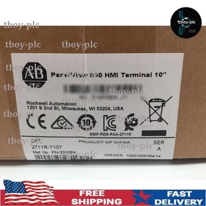 Allen-Bradley 2711R-T10T PANELVIEW 800 10.4-INCH HMI TERMINAL AB US Free Tax - Picture 1 of 8