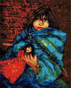 The Brave One by Sandy Austin Stein/AustinThreadCrafts cross stitch pattern - Picture 1 of 4