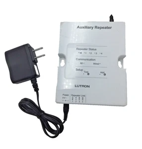 Lutron RR-AUX-REP-WH RadioRA 2 Auxiliary Repeater (White) *BROKEN ANTENNA* - Picture 1 of 4