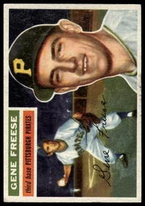 1956 Topps #46a Gene Freese White Back - Picture 1 of 2