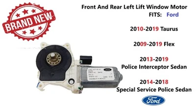 2010-2019 Ford Taurus Front And Rear Left Lift Window Motor 8A8Z-7423395-A - Image 1 of 4