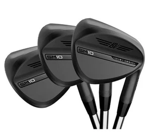Titleist Vokey SM10 Wedge Set - New | 52F | 56S | 60T | RH | Steel | Jet Black - Picture 1 of 1