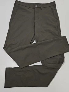 Lululemon Commission Pants Golf Mens 31 x 34 Dark Green Slim LM5796S - Picture 1 of 11