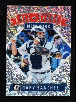 2018 Panini Donruss Optic All-Stars White Sparkle Prizm Gary Sanchez #167 - Image 1 of 2
