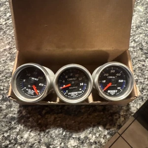 Auto meter cobalt Electric Diesel gauge set 2-1/16" GAUGES ONLY - Picture 1 of 4