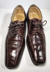 David Eden X Ostrich Leg Oxford Dress Shoes Mens Size 11.5 - Picture 1 of 9