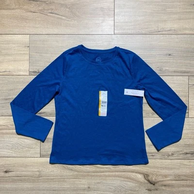 Wonder Nation Boys Long Sleeve Kid Tough Tee Size Large (10-12) Teal Tropic - Image 1 of 4