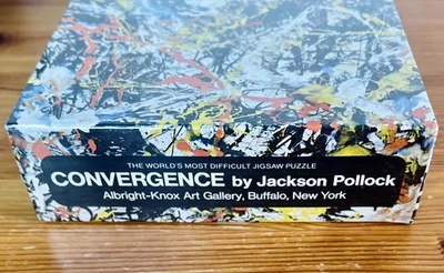 FACTORY SEALED 1968 Convergence Jackson Pollock 500+ pc Springbok Jigsaw Puzzle - Image 1 of 4