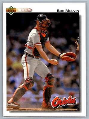 1992 Upper Deck #692 Bob Melvin - Image 1 of 2