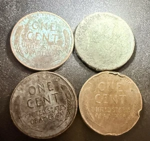 Junk Box ~  4 Error Coins ~ Mint Clips ~ Bad Planchets ~ Grease~Strikes ~ Cuds - Picture 1 of 2