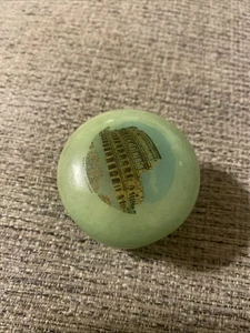 Schmuckkästchen Schmuckkästchen mit rundem Deckel aus poliertem Marmor Top Zustand - Bild 1 von 4