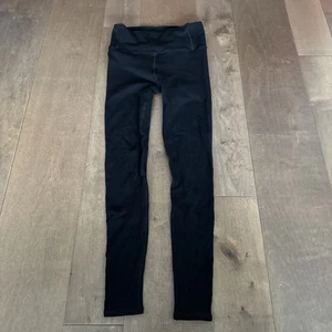 Lululemon schwarze Kompressions-Knöchel-Fitnessleggings – Damengröße 6 (S), gebraucht - Bild 1 von 5