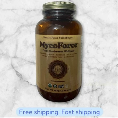 HEALTHFORCE SUPERFOODS MycoForce Pó 150 Gramas 5,29 Oz EXP2027+ NOVO ENVIO - Imagem 1 de 2