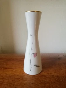 Elegante Rosenthal agfa repro Vase zart grau rosa Rose Porzellan weiß 19 cm RAR - Bild 1 von 5