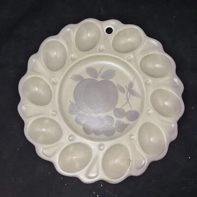 Vintage Teufel Eier Platte Ostern Halter Servicetablett Schale Eier Aufbewahrung - Bild 1 von 4