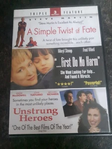 A Simple Twist Of Fate Triple Feature 2012 DVD Movie Widescreen Good Condition - Picture 1 of 2