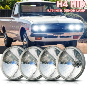 For Datsun 620 Pickup 72-74 5-3/4" 5.75 INCH Round LED Headlights HI/LO Beam DRL - Picture 1 of 13