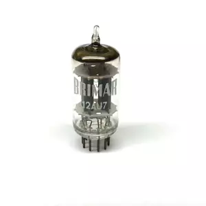 12AU7 ECC82 Long Grey Plate O Getter Used Brimar UK Valve Tubes (AAV9) - Picture 1 of 2