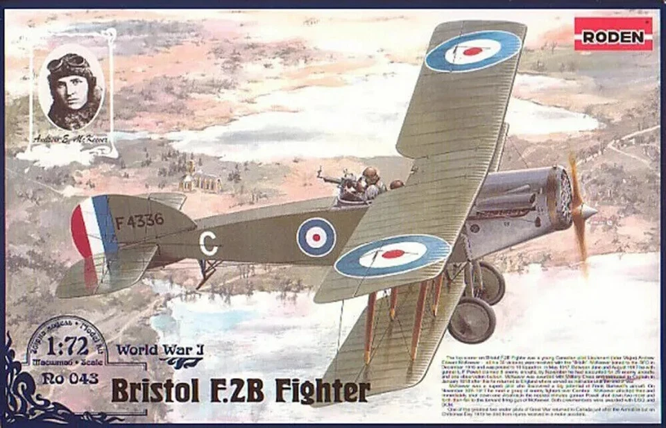RODEN 043 Bristol F.2B Fighter scala 1/72 - Immagine 1 di 1