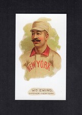 WILLIAM BUCK EWING, New York Giants | 1888 Allen & Ginter N29 CCC Reprint