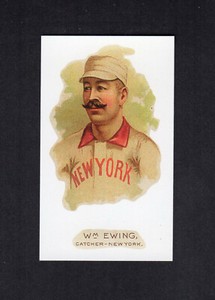 WILLIAM BUCK EWING, New York Giants | 1888 Allen & Ginter N29 CCC Reprint