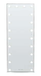 Full Length Floor Standing Hollywood Mirror with 20 dimmable LED'S -Collect only - Picture 1 of 8