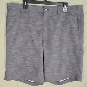 Pantalones Cortos Callaway Para Hombre 38 Gris Golf Frente Plano Informales Aire Libre 9" Entrepierna Elastizados - Imagen 1 de 8