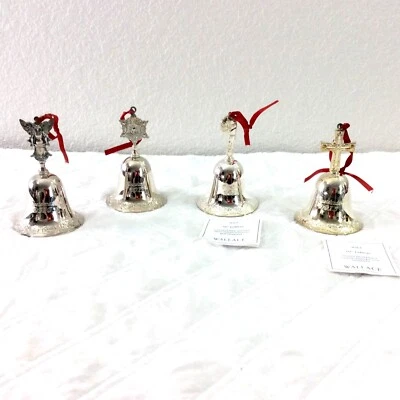 Wallace Silver Grande Baroque Bell Lot of 4 2010 2011 2012 2013 Bell With Box - Image 1 of 4