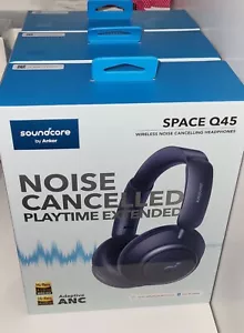 🔥🔥 Soundcore by Anker Space Q45 Adaptive Active Noise Cancelling (Blue) - Picture 1 of 1