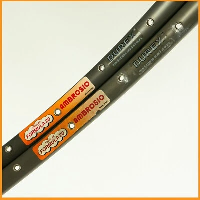 NOS AMBROSIO FORMULA 20 CRONO 28 HOLES RIMS TIME TRIAL BIKE VINTAGE 700C 650C 26 - Image 1 of 4