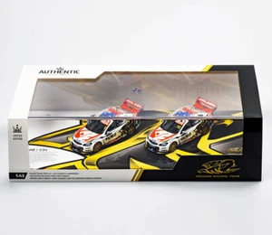 2013 AUSTIN 400 HOLDEN VF COMMODORES HRT AUSSIE MADE LIVERY 1:43 TWIN SET - Picture 1 of 6