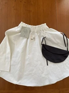 City Goats NWT Ivory Organic Cotton Twirl Skirt - 6 - Picture 1 of 9
