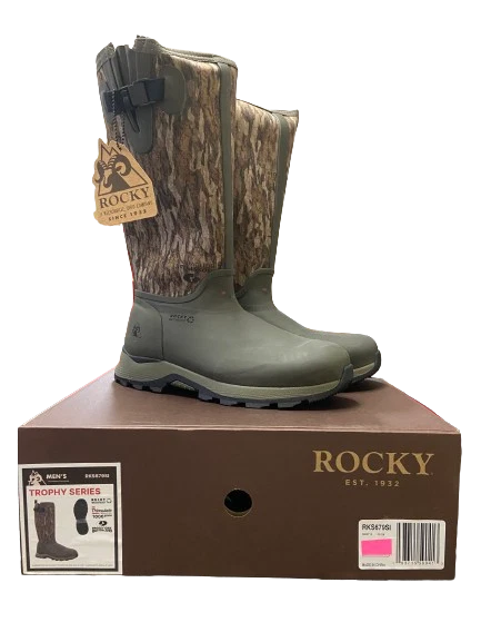 Botas de caza Rocky Trophy Series 14" impermeables 1000 gramos de goma RKS679SI Foto 1 de 1