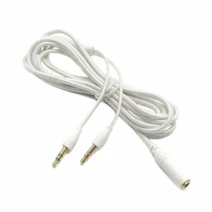 Original Razer Electra V2 Extension 3.5mm Cable Splitter PC Adapter White - Picture 1 of 3