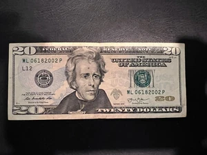 20 dollar bill birthday note - Picture 1 of 5