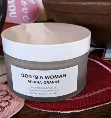 Ariana Grande God Is A Woman Body Scrub Soufflé with Coconut Oil New - Image 1 of 4