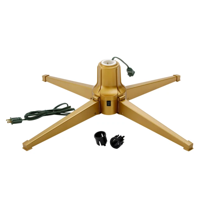 Home Heritage Electric Metal Rotating Christmas Tree Stand