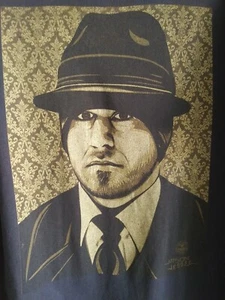 Jason Jessee OBEY Collab T-Shirt Shepard Fairey Dark Gray Large - Picture 1 of 6