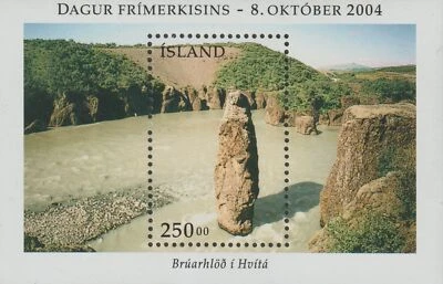 Iceland 2004 Souvenir Sheet #1026 Stamp Day (Brúarlöth) - MNH - Изображение 1 из 2