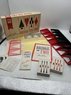"Bridge For Two" Milton Bradley Fine Edition Goren's Vintage 1964 Complete - Image 1 of 4