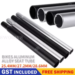 Bicycle Seatpost Tube Mountain Road Bike BMX Saddle Seat Post Support Stem - Picture 1 of 13