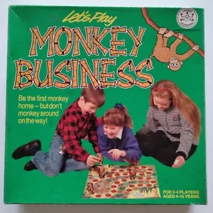 Let's Play Monkey Business Board Game VINTAGE 1988 Crown & Andrews - Complete - Bild 1 von 11