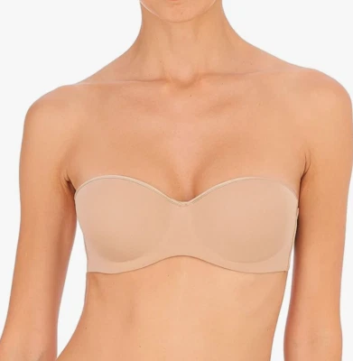 Natori 34A Reflex Strapless Push-Up T-Shirt Bra NWOT 774495 Cafe - Image 1 of 4