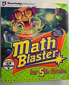 Math Blaster for 5th Grade (Windows/Mac, 1999) - Picture 1 of 4
