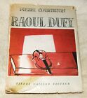 RAOUL DUFY Pierre Courthion French text HC/DJ  Detached Cover Clean Pages